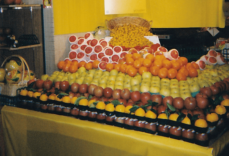 1995年頃のフルーツ売り場